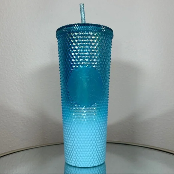 Starbucks | Other | New Starbucks Ice Baby Blue Ombre Venti Studded Tumbler  | Poshmark